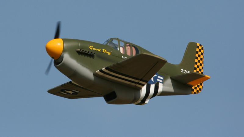 (image for) Cartoon P-51 B Mustang